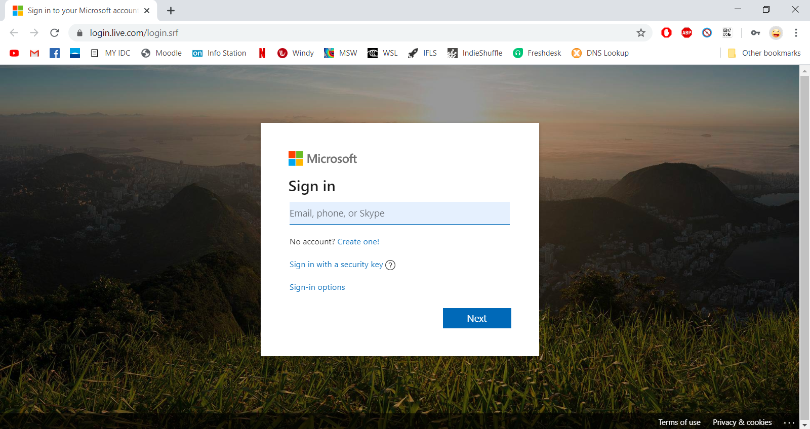 microsoft office email login