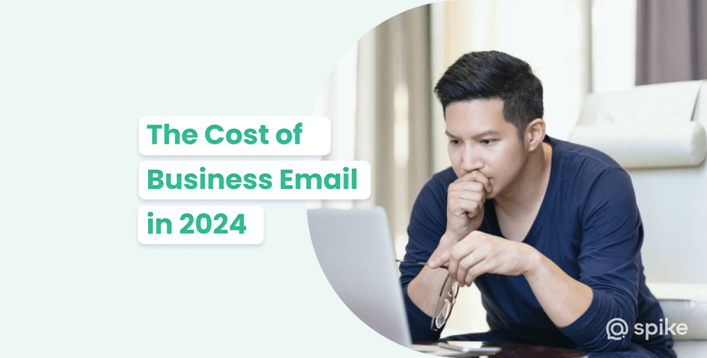 How Much Does A Business Email Address Cost In 2024 Spike   The Cost Of Business Email In 2024 998x506 