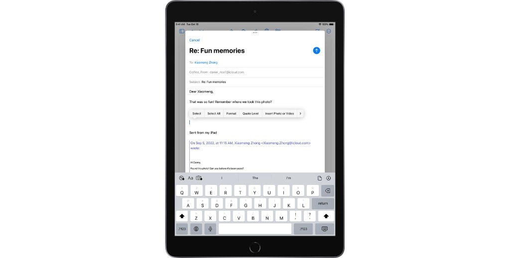 how to add attachments to iphone emails